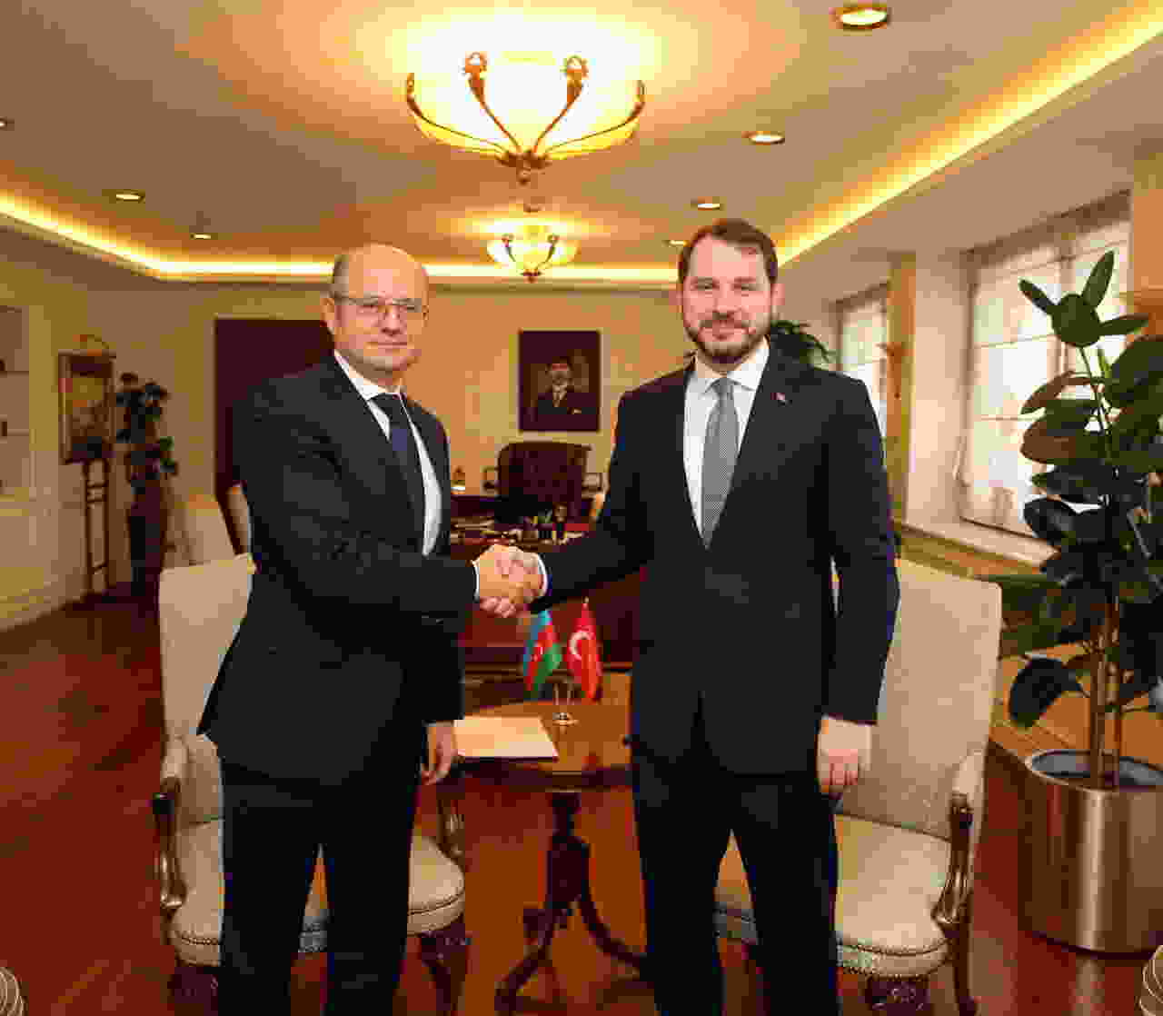 Yeni nazir ilk səfərini Türkiyəyə etdi -  FOTOLAR