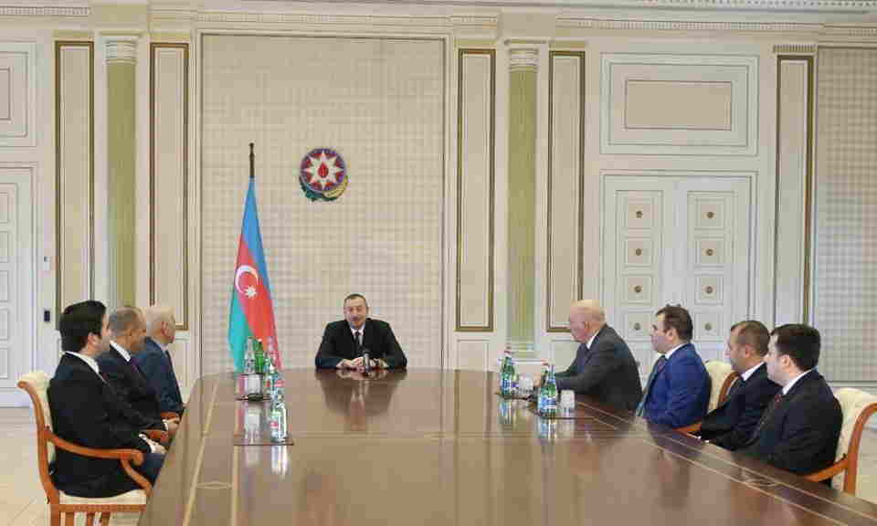 Prezident şahmatçıları qəbul etdi -   FOTOLAR