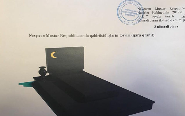 Naxçıvanda dəbdəbəli qəbir daşları   qadağan edildi â€“ FOTO