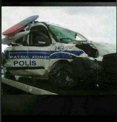 Dünən qəzada ölən polislərin -  FOTOLARI