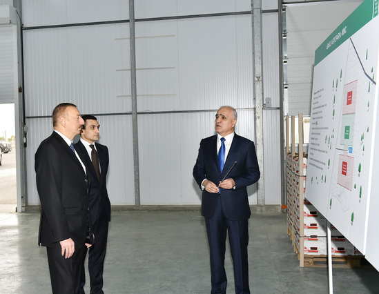 İlham Əliyev   aqroparkda (YENİLƏNİB-FOTOLAR)