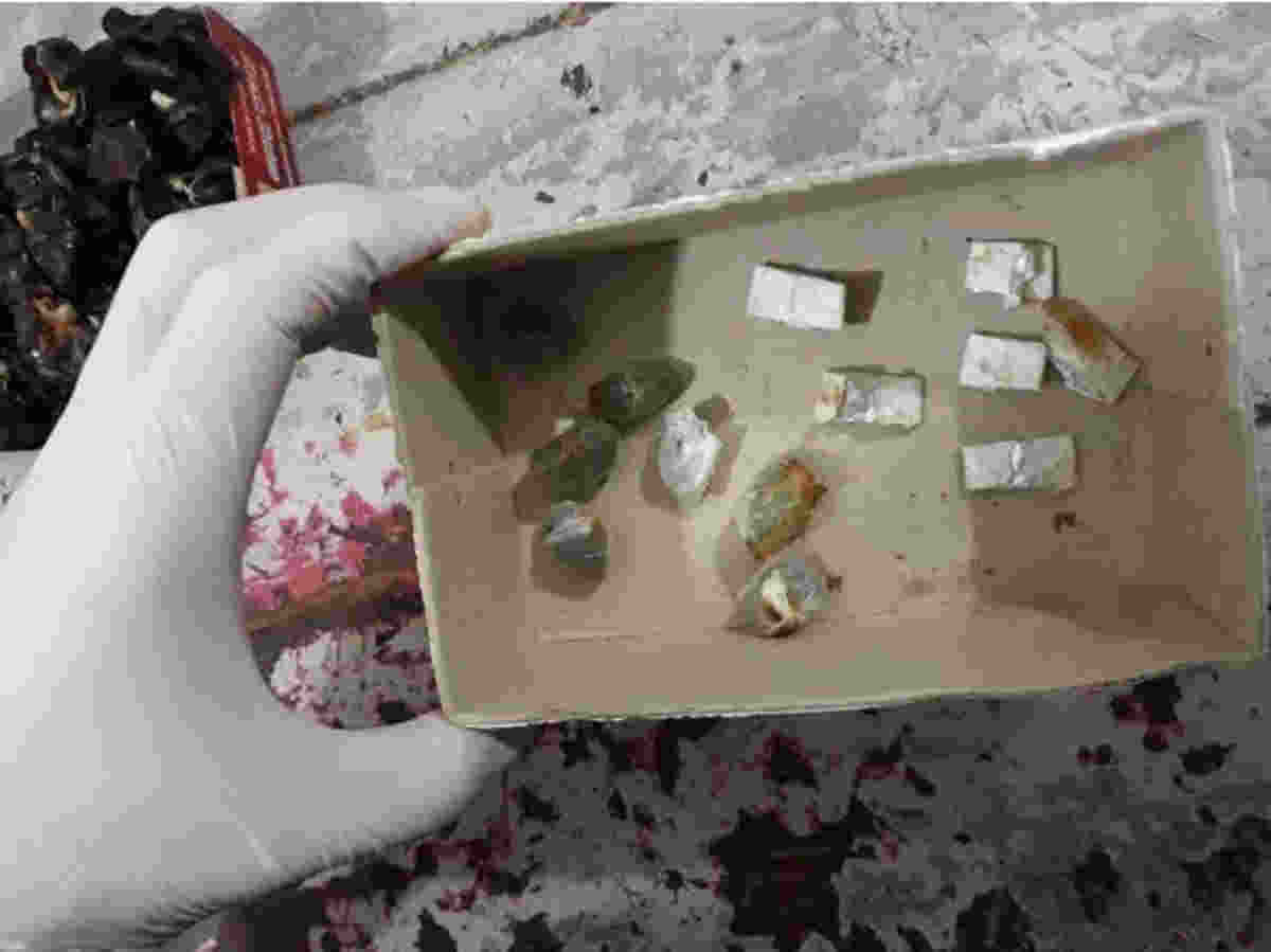 Dustağa gətirilən xurmadan heroin çıxdı - FOTO 