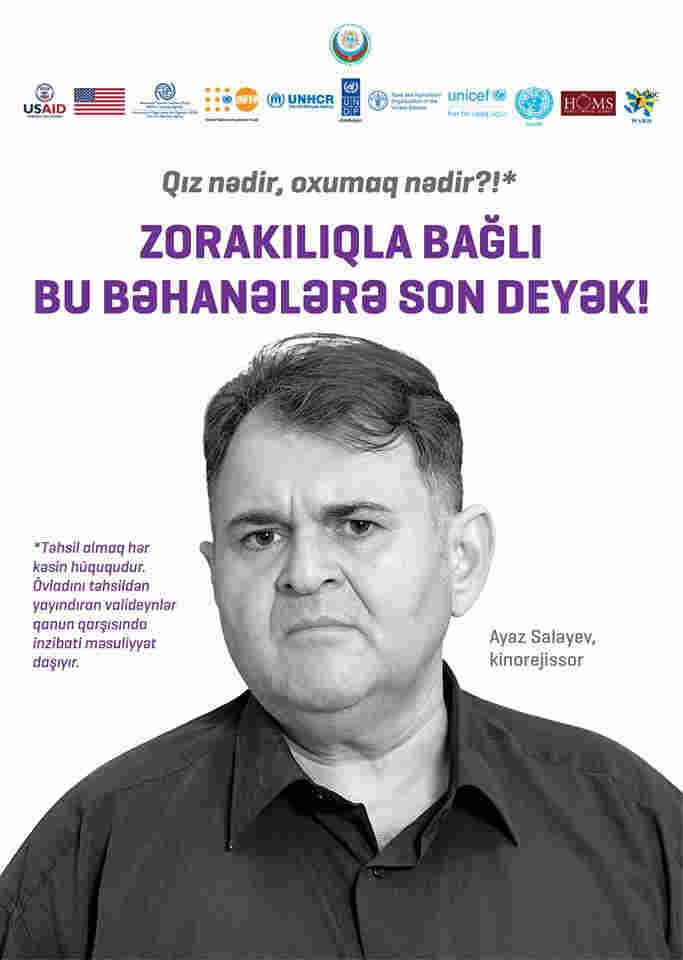 Məşhurlar kampaniyaya qoşuldu:  Kişidir, ona hər şey olar â€“ FOTOLAR