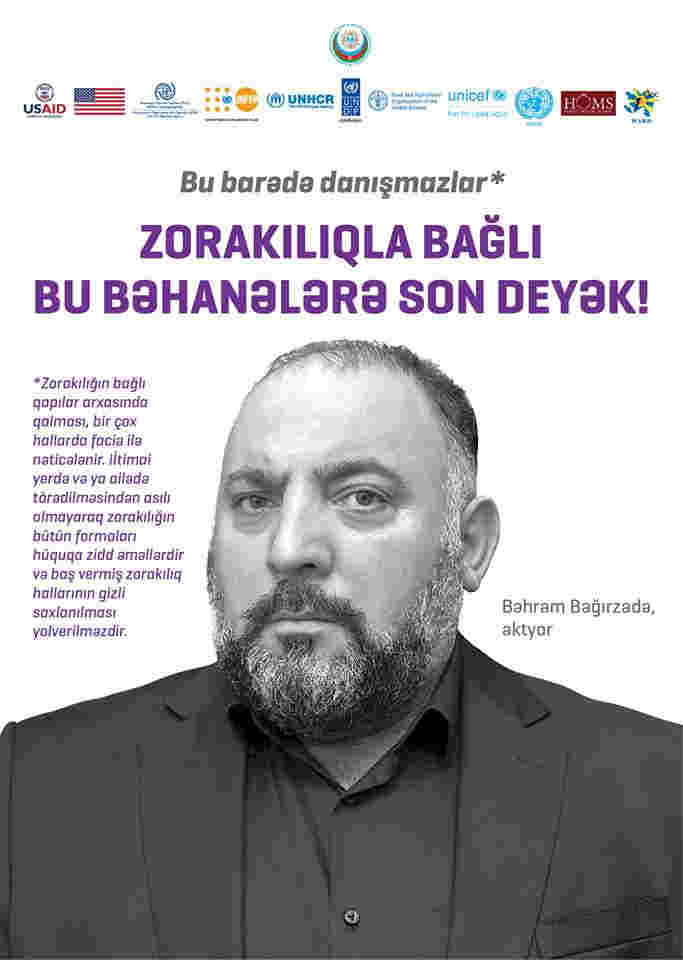 Məşhurlar kampaniyaya qoşuldu:  Kişidir, ona hər şey olar â€“ FOTOLAR