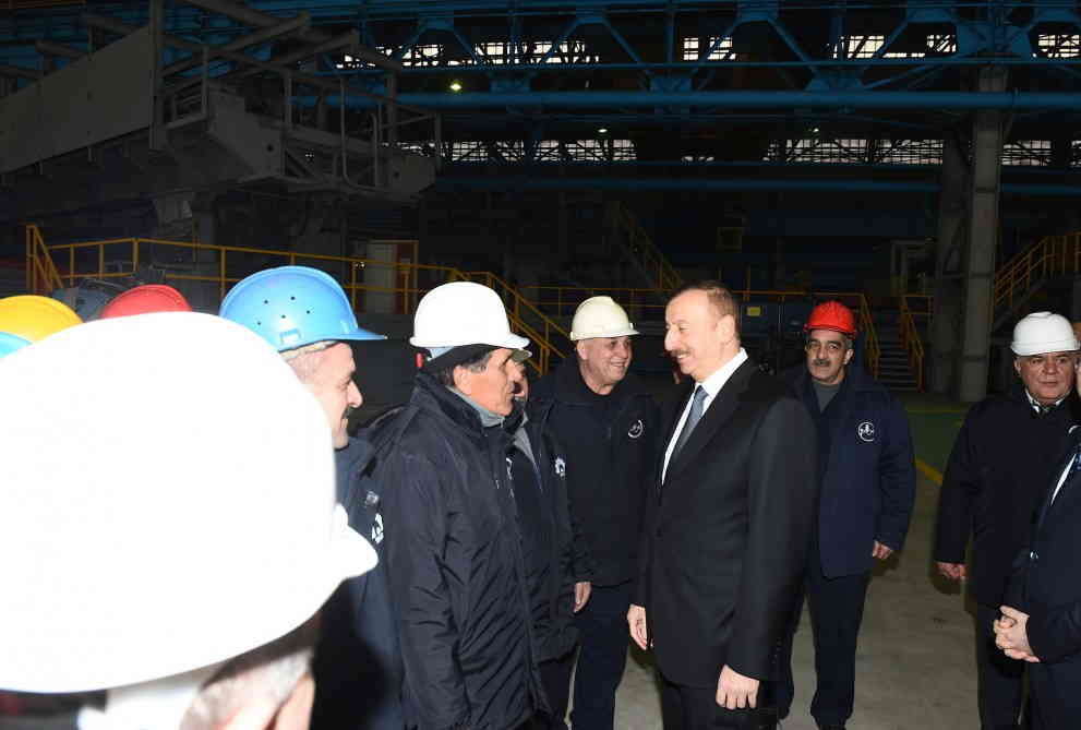 Prezident Baku Steel Company MMC-də - FOTOLAR
