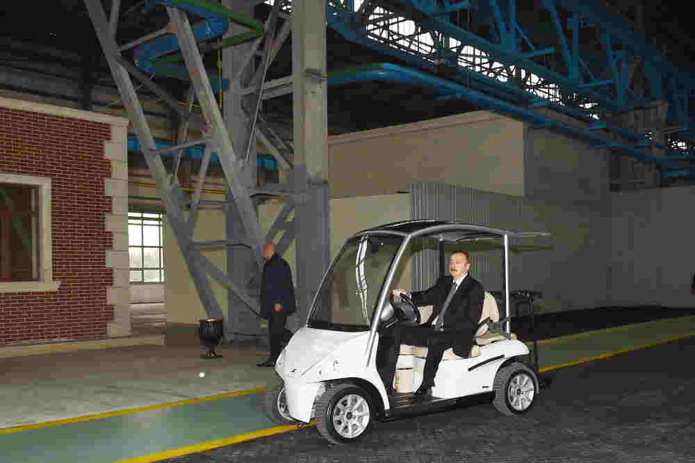 Prezident Baku Steel Company MMC-də - FOTOLAR