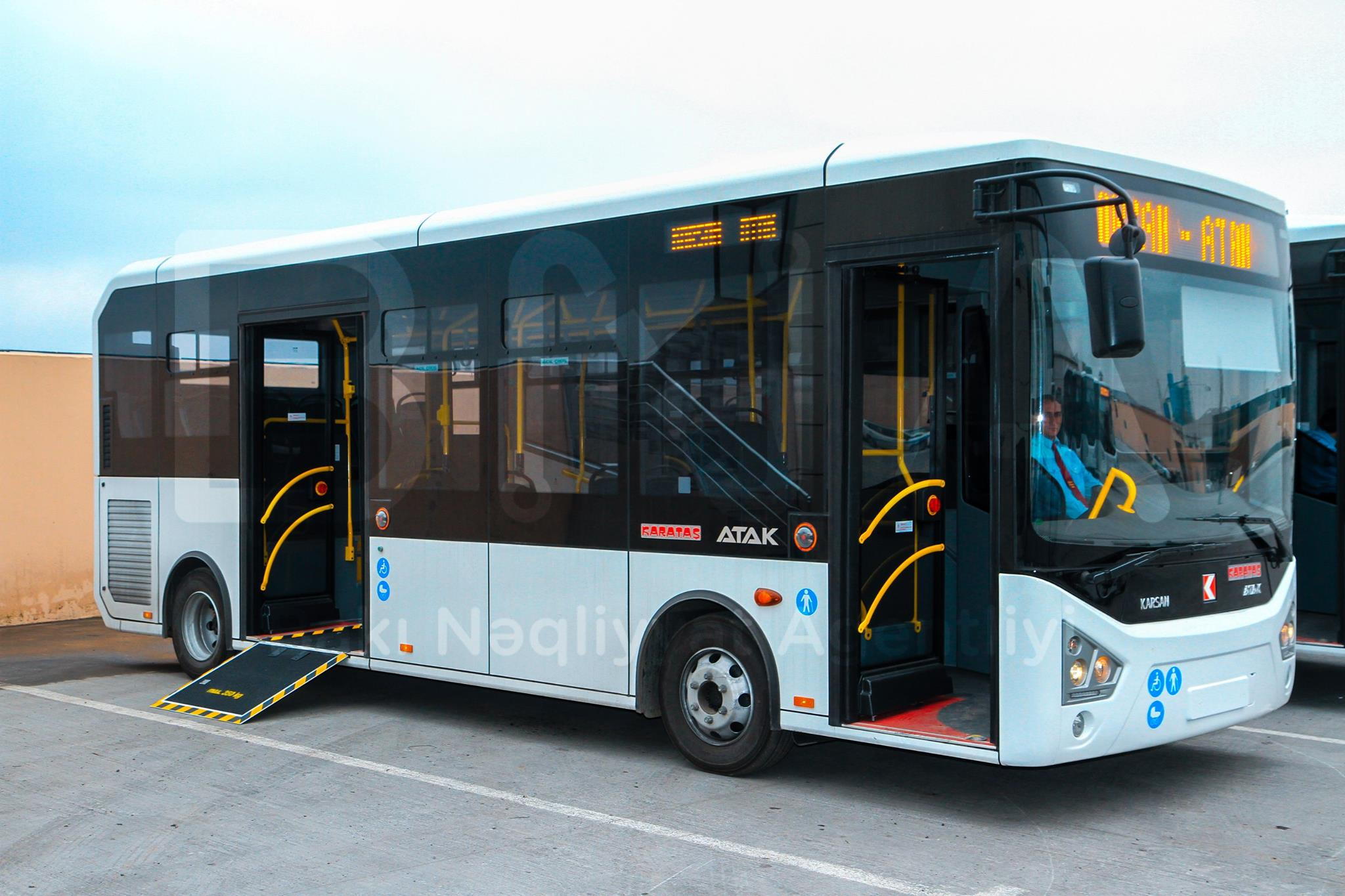 Bakıya yeni avtobuslar gətirildi - FOTOLAR