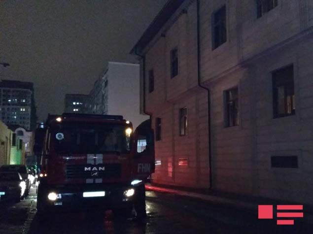 Bakıda hoteldə yanğın - FOTO