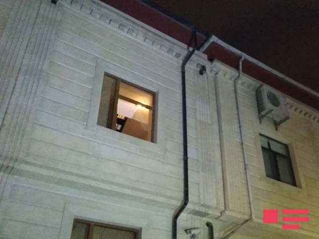 Bakıda hoteldə yanğın - FOTO