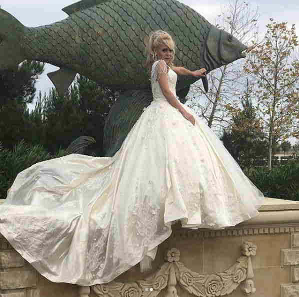 Səidə gəlinlik geyindi  - FOTOLAR