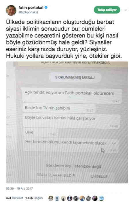 Məşhur aparıcını təhdid etdilər:  Öldürəcəm - FOTO