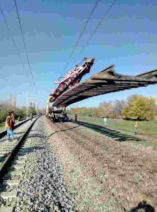 Qarasu-Padar mənzilində 9,2 km dəmir yolu əsaslı təmir olunur - FOTO
