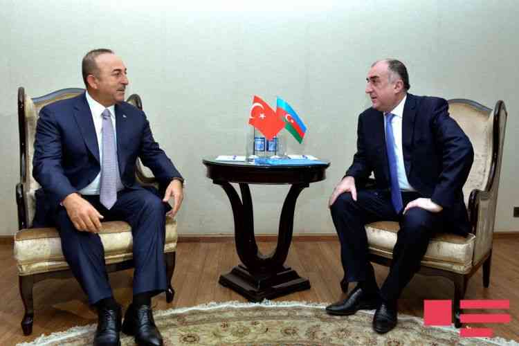 Elmar Məmmədyarov Mövlud Çavuşoğlu ilə görüşdü   -
