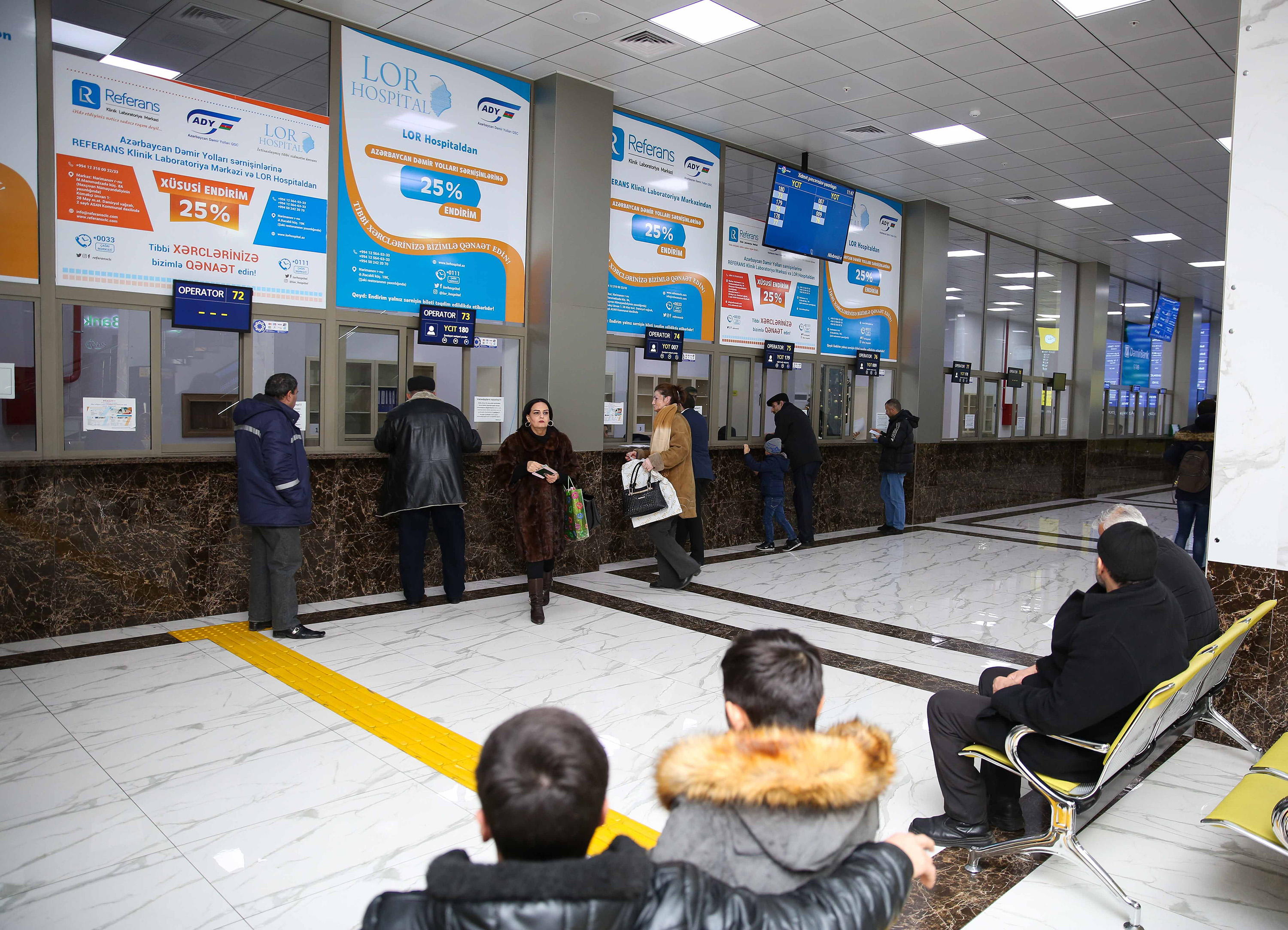 Dəmir yolu gücləndirilmiş iş rejimində çalışır - FOTO