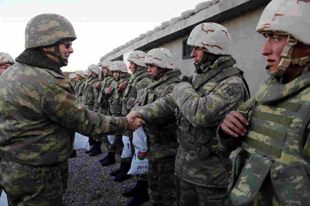 Nazir cəbhəyə getdi -  FOTOLAR