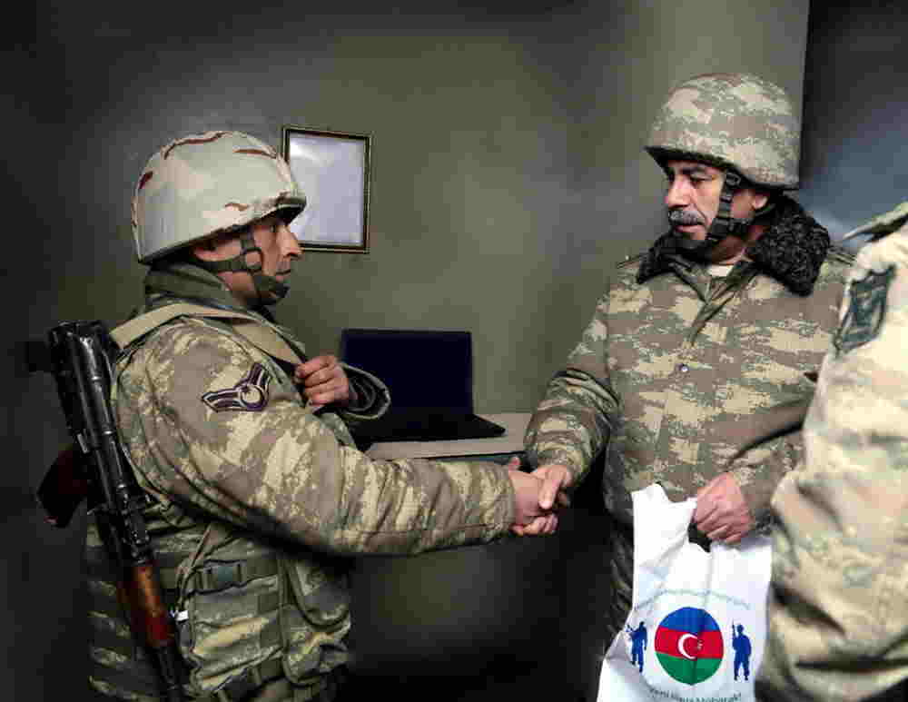 Nazir cəbhəyə getdi -  FOTOLAR