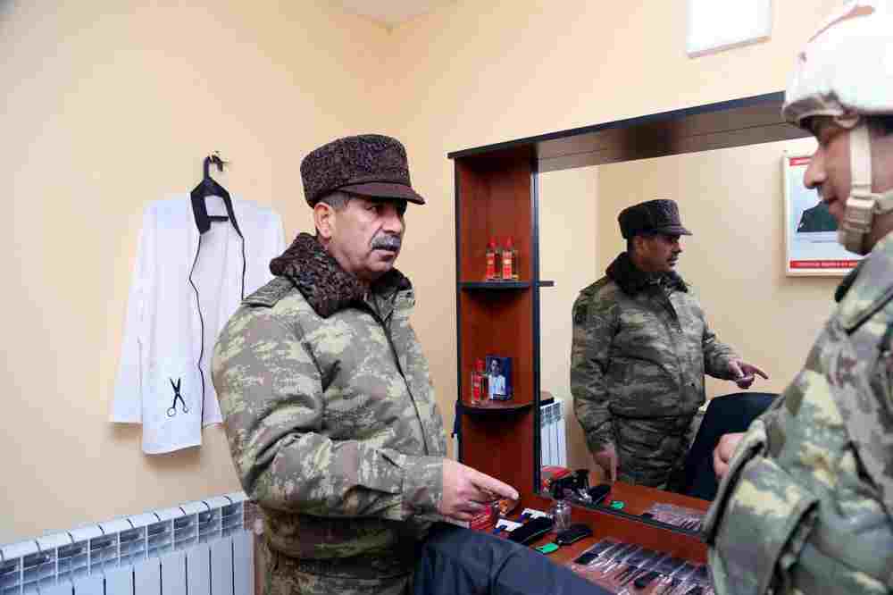 Nazir cəbhəyə getdi -  FOTOLAR