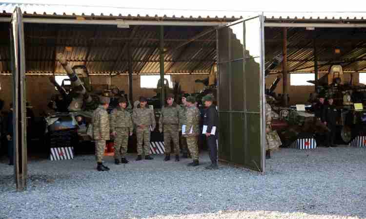 Zakir Həəsnov cəbhəboyu zonada  - FOTOLAR