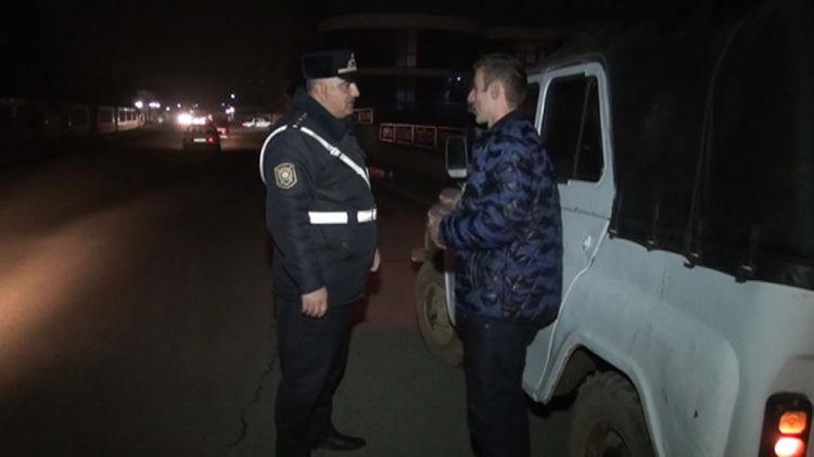 Polis reyd keçirdi -  sərxoş sürücülər cəzalandı (FOTO)