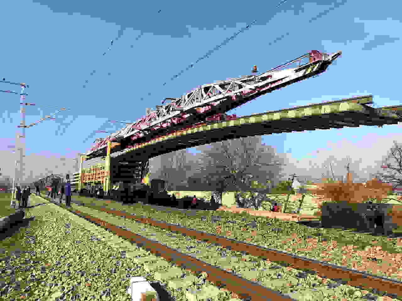 Şəmkir-Alabaşlı dəmir yolu xətti təmir olunur - FOTO