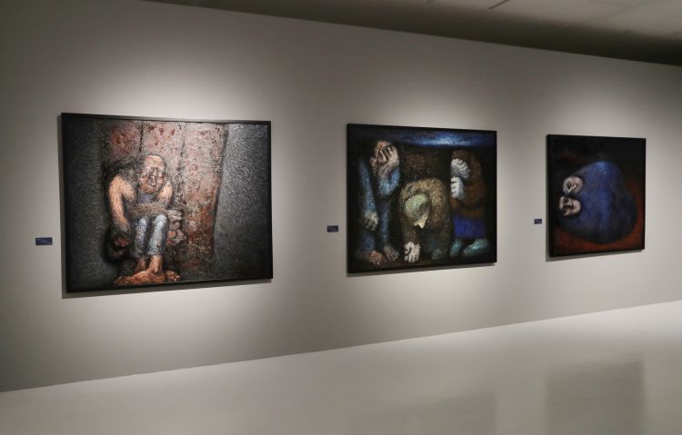 Leyla Əliyeva məşhur rəssamın sərgisində - FOTOLAR