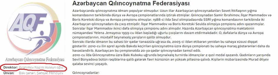 Nazirlik Mikayıl Cabbarovu tanımadı,  Nazim İbrahimovu rəhbər hesab edir - FOTO 