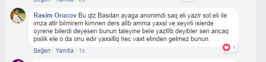  Tofiq Heydərov Unikal.org-un xanım əməkdaşını hədələyir  - FOTOFAKT 