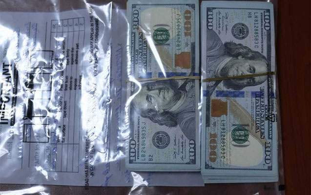 Bakıda Türkiyə və Rusiya vətəndaşları dollarla saxlanıldı -  FOTOLAR