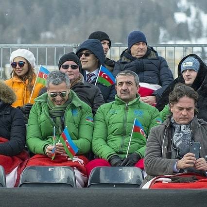   Elçin Quliyev İsveçrədə yarışı izlədi  - FOTO