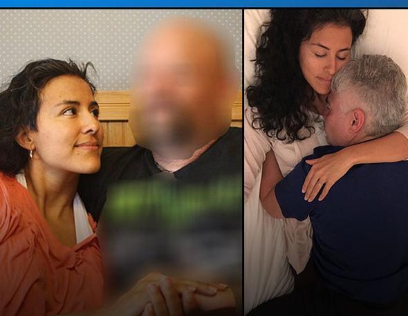 Tanımadığı kişiləri qucaqlamaqla pul qazanır -  FOTO