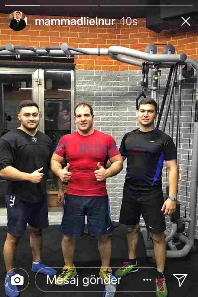 Elnur Məmmədli yenidən idmana başladı  â€“ FOTOLAR