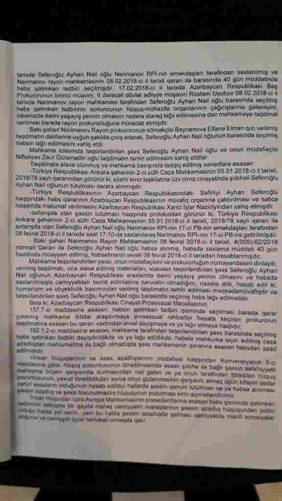 Bakıda Gülənçi olan 2 türkiyəli məhkəmədən yoxa çıxıb - FOTO