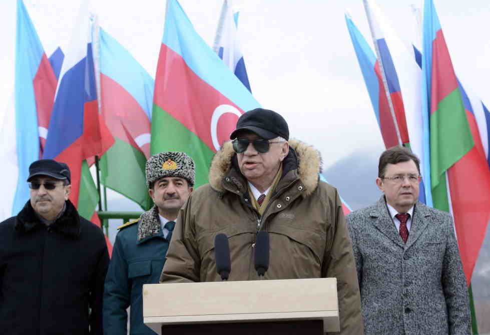 İlk sərhəd nişanının quraşdırılması münasibətilə təntənəli mərasim keçirildi - FOTOLAR