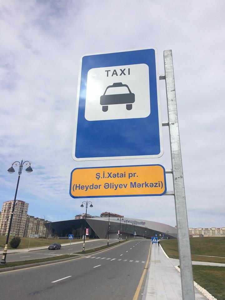 Bakıda daha 55 taksi dayanacağı yaradıldı - FOTOLAR