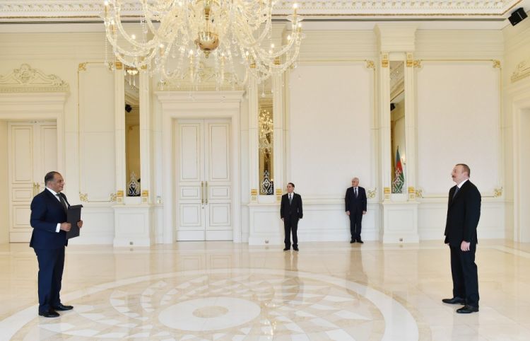 Prezident səfirin etimadnaməsini qəbul etdi -  FOTO - YENİLƏNİB