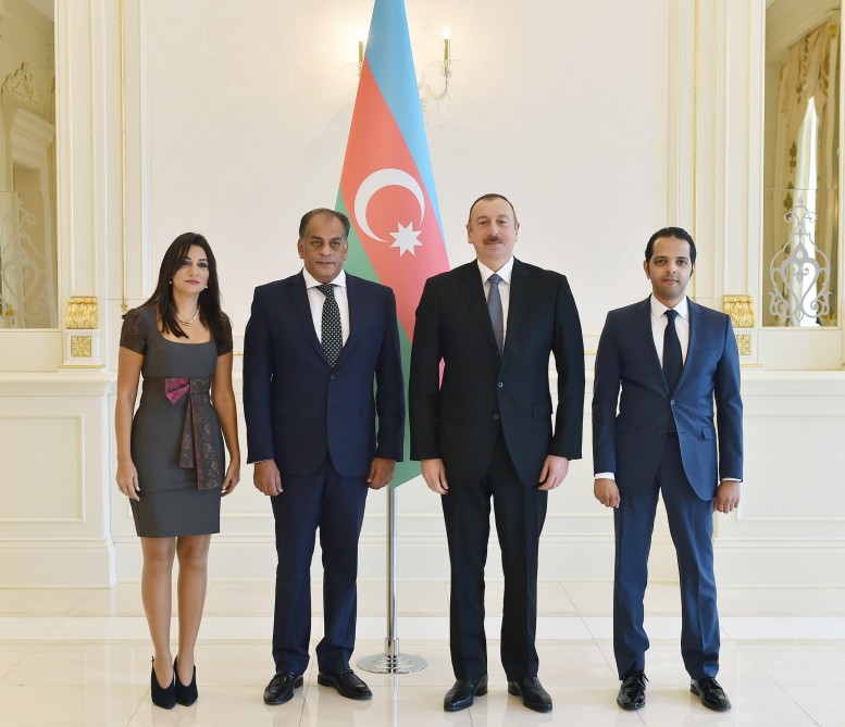 İlham Əliyev Misir səfirinin etimadnaməsini qəbul etdi 