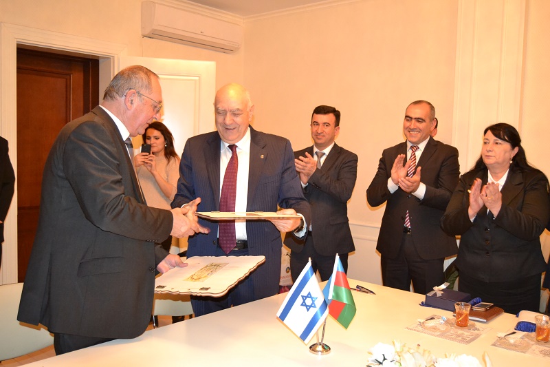 İsrailin Kiriat Bialik şəhərinin nümayəndə heyəti İsmayıllıda - FOTOLAR