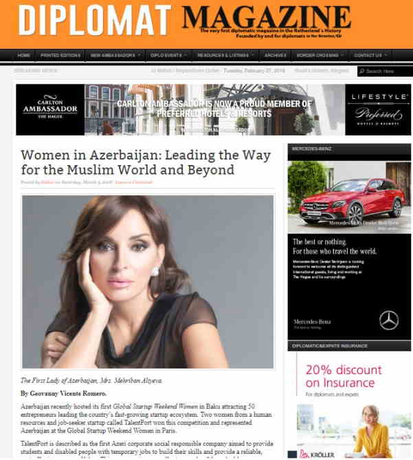 Azərbaycan qadınları müsəlman ölkələrinə və bütün dünyaya örnəkdir -  FOTOLAR