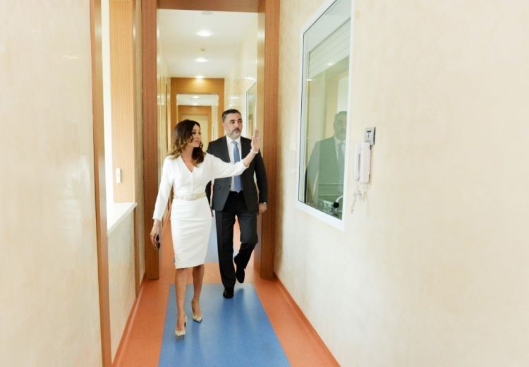 Birinci vitse-prezident Talassemiya Mərkəzində olub - FOTO