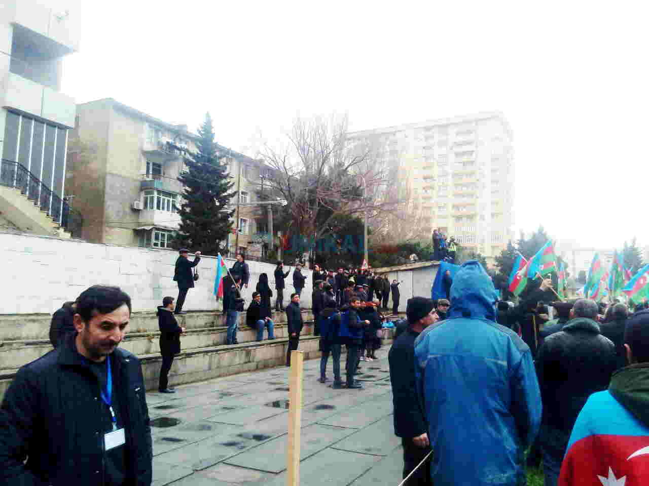 Milli Şuranın mitinqi başladı  - FOTOLAR