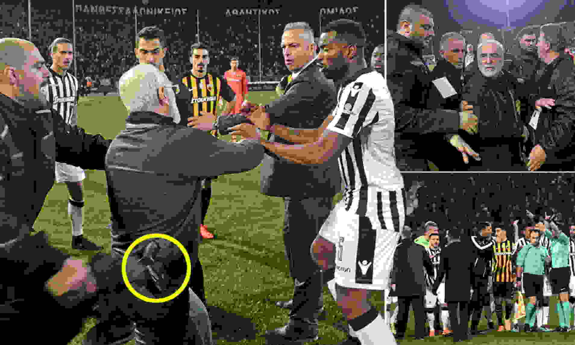 Klub prezidenti meydana silahla girdi - VİDEO + FOTO