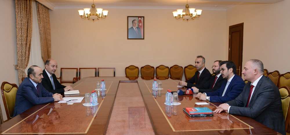 Əli Həsənov Anadolu Agentliyi və TRT kanalının rəhbərləri ilə görüşdü - FOTO