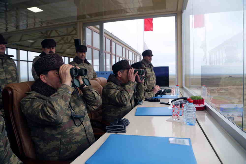 Azərbaycan ordusu belə atəş açdı  - FOTO + VİDEO 