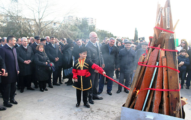 Nizami rayonunda Novruz bayramı qeyd edilib -  FOTOLAR