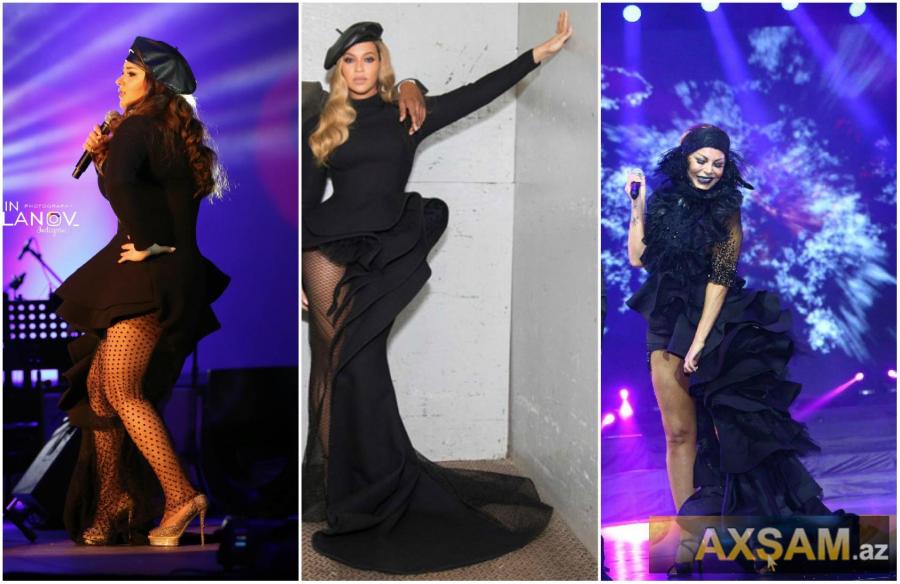 Xatirə özünü Beyonsa oxşatdı -  səhnəyə elə geyimdə çıxdı ki...  (FOTOLAR)