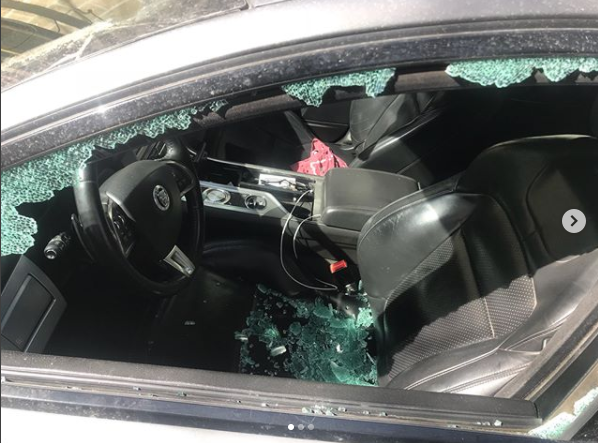 ABD Malikin maşınına   hücum olundu (FOTO)