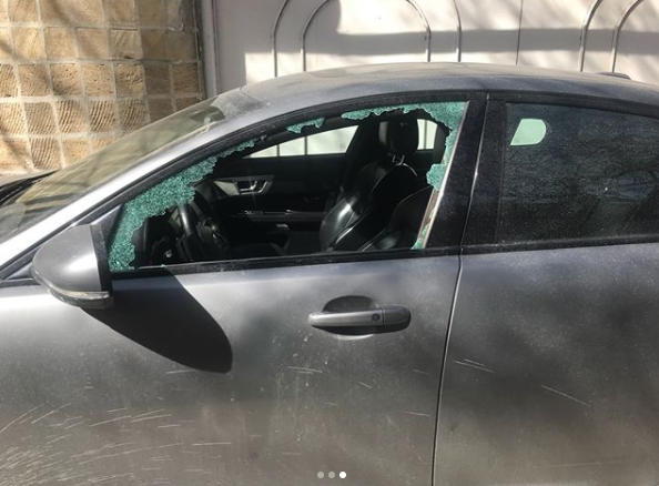 ABD Malikin maşınına   hücum olundu (FOTO)