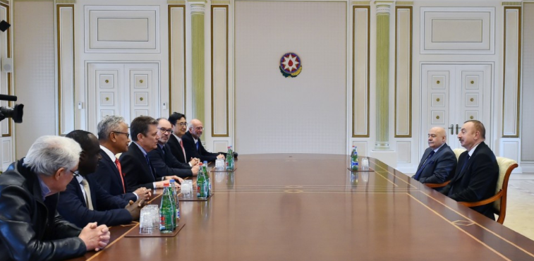 Prezident Beynəlxalq Memarlar İttifaqının nümayəndə heyətini qəbul edib - FOTO- YENİLƏNİB