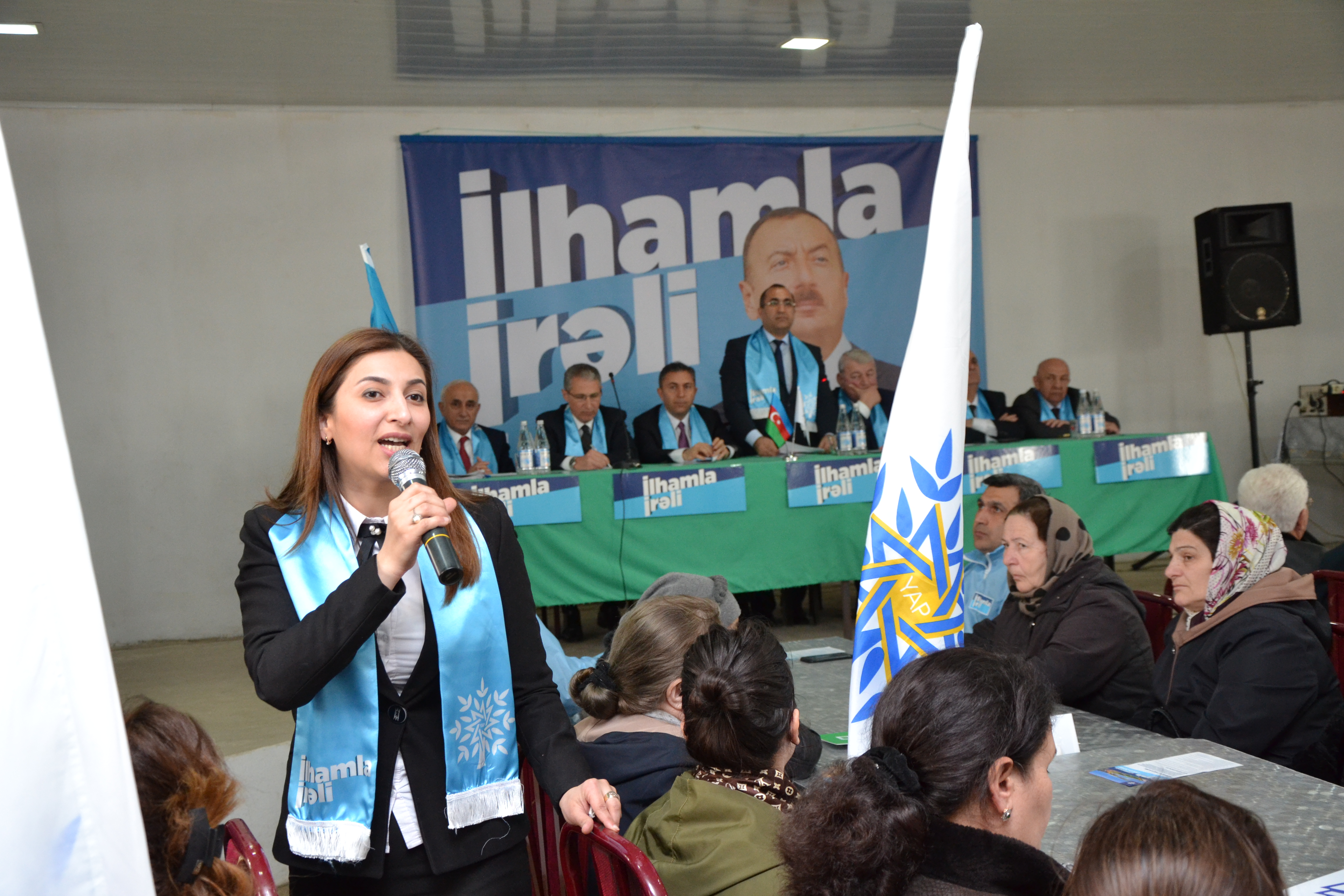 Sumqayıt seçiciləri İlham Əliyevə səs verəcəklər -  FOTO