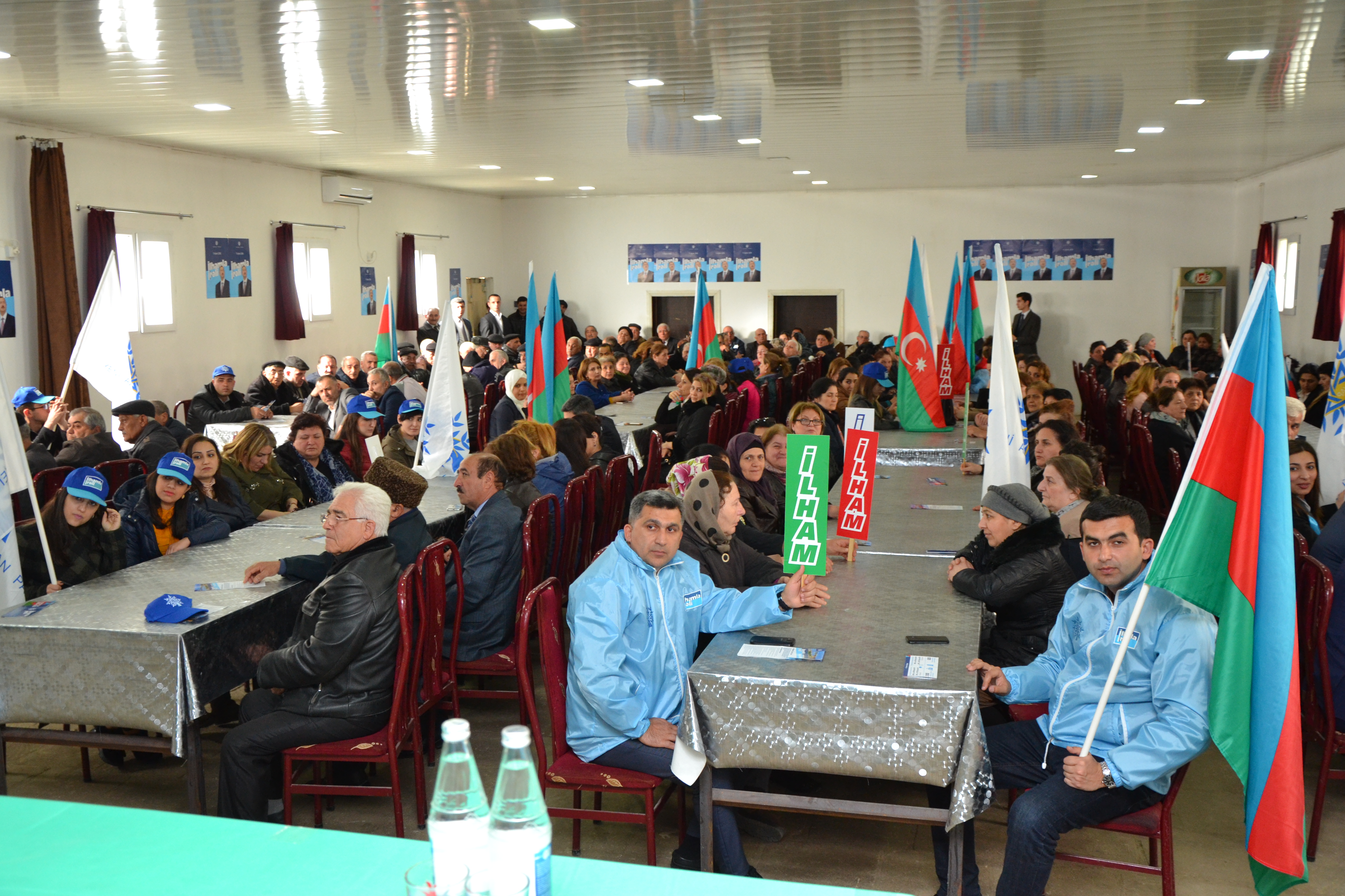 Sumqayıt seçiciləri İlham Əliyevə səs verəcəklər -  FOTO